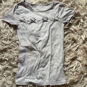 grey, aeropostale blouse